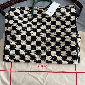 Brand New Clare V Crocheted Simple Tote